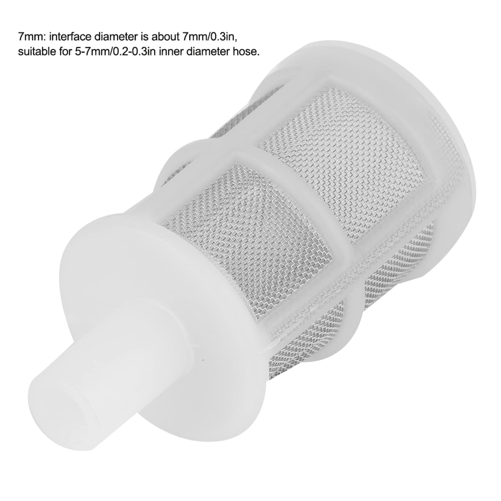 10Pcs Fish Tank Pompa Acqua Filtro Pompa Acqua Tubo Netto Pompa Acqua Filtro Netto Spruzzatore Filtro per 7mm o 10mm Tubo