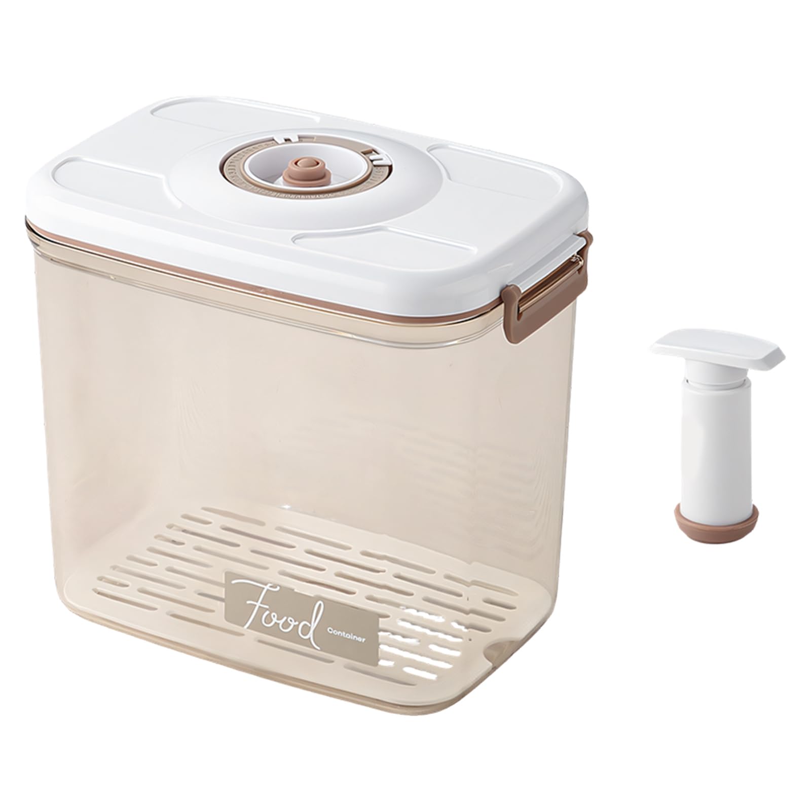 Msioytog Kitchen with Hand Controlled Vacuum Tool and Date Display 4.6 Liters New Keep Bread Container