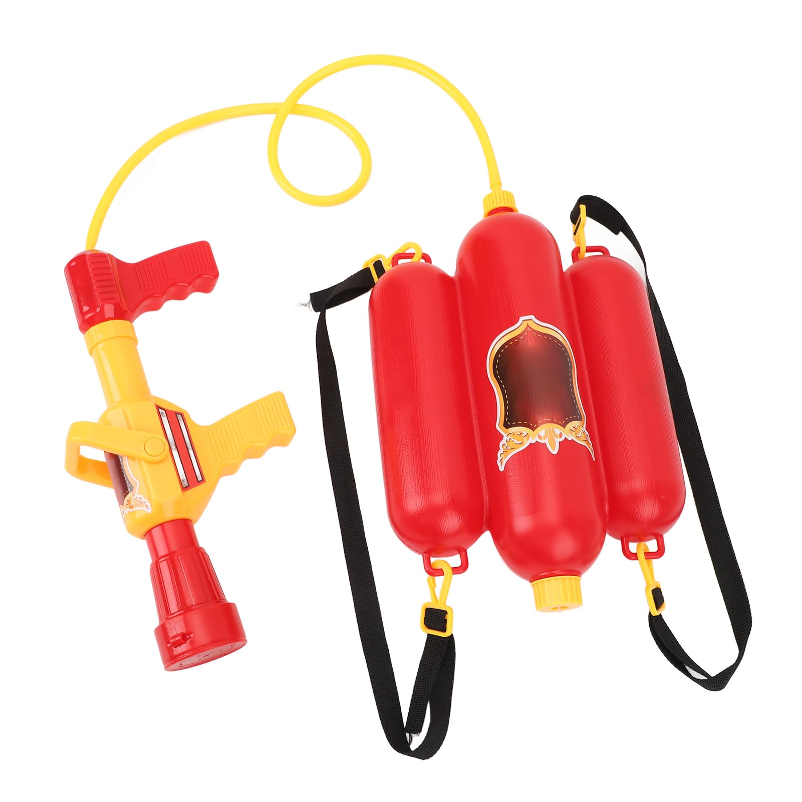 Yctze Jouets de Sac à Dos de Pompier, Jouets Multifonctionnels de Sac à Dos de Pompier de Simulation pour Enfants et Tout-Petits, de à de , Jouet de Plage de Buse de à de , Extincteur à