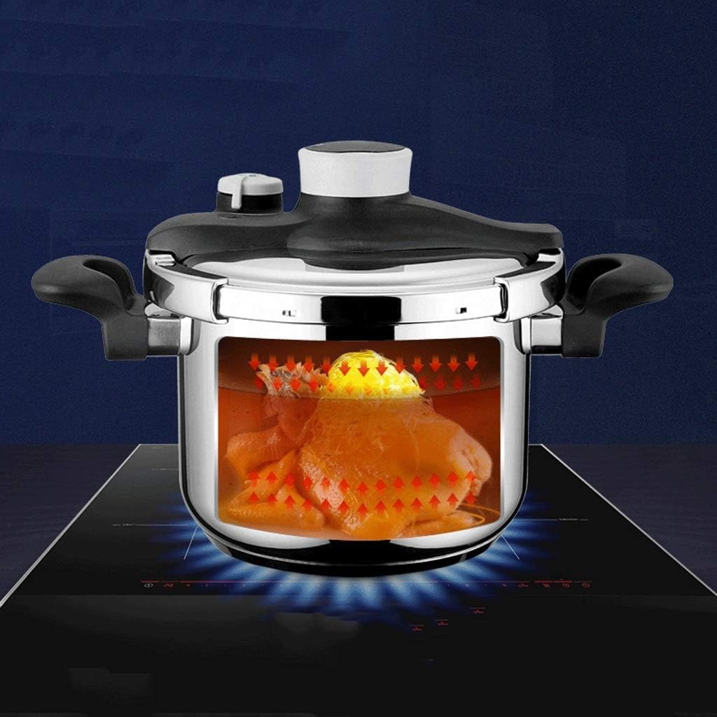 Stainless Steel Pressure Cooker Household Gas Stove Universal Outdoor Portable Camping Explosion-proof Small