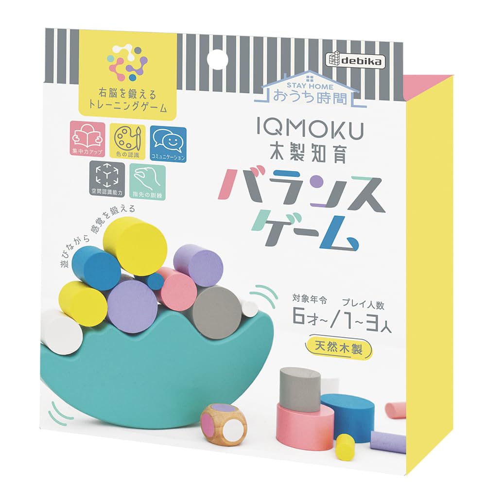 専用出品 Amazon.co.jp: デビカ 知育ゲーム イクモク 木製知育 バランスゲーム