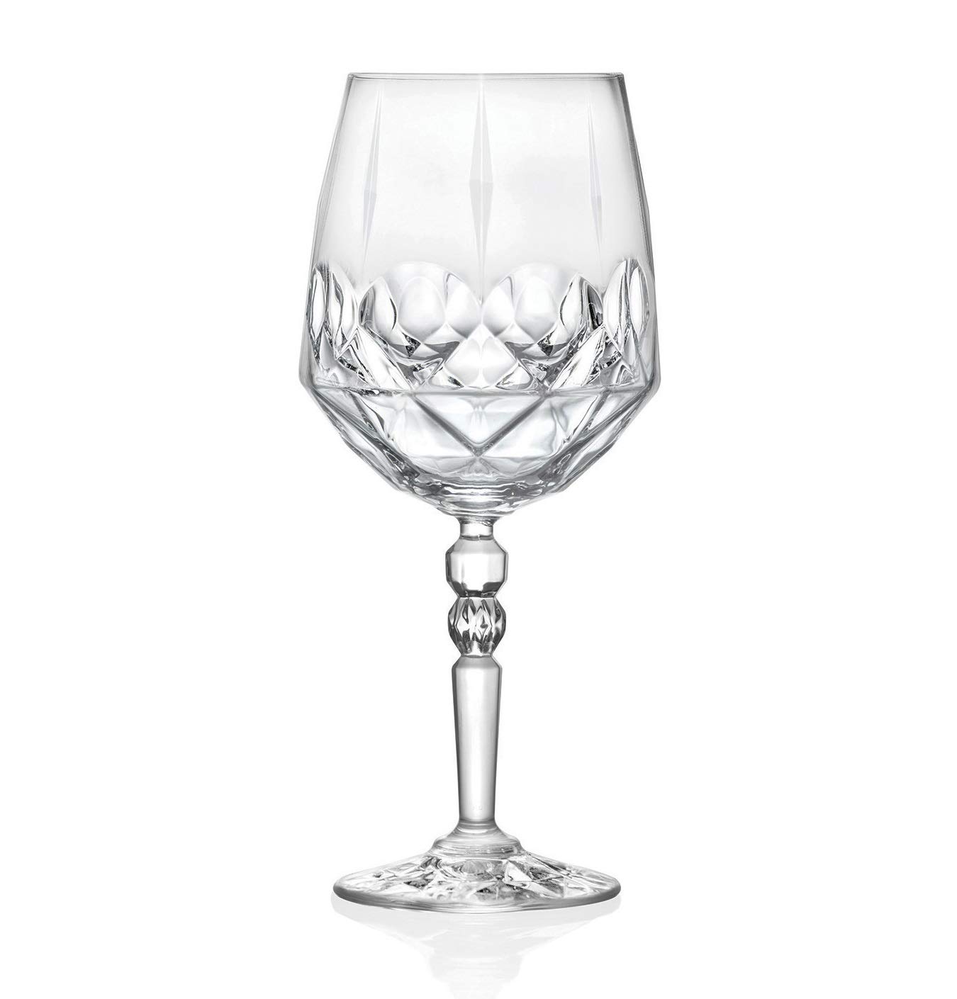 Barski - Copa de vino tinto - Copa de agua - Juego de 6 copas - Cristal como cristal - 24 oz - Diseño bonito - por Barski - Fabricado en Europa