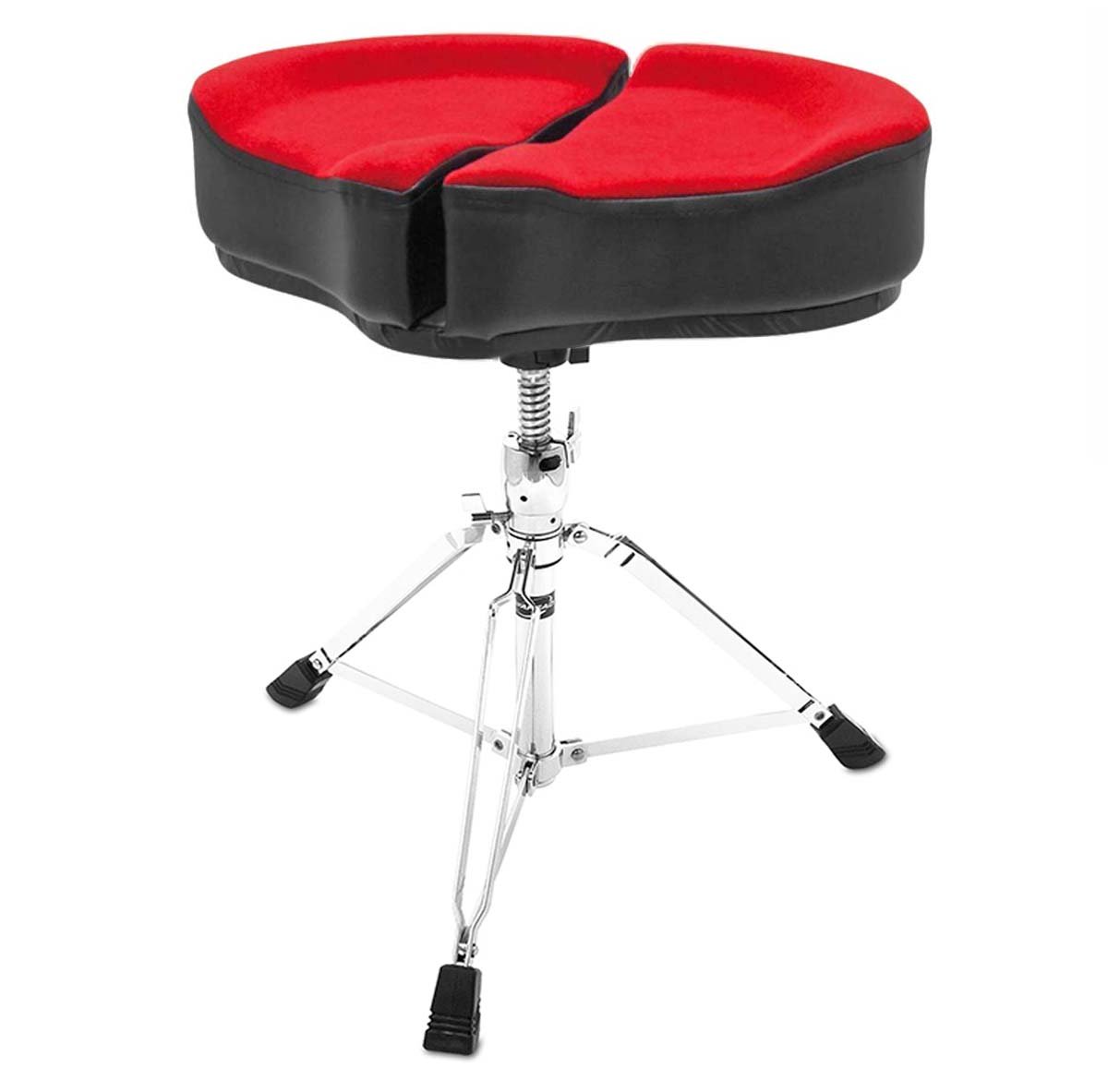 Ahead SPG-R Spinal Glide Drum-Hocker Rücken-schonend Sattelsitz + keepdrum Drumsticks