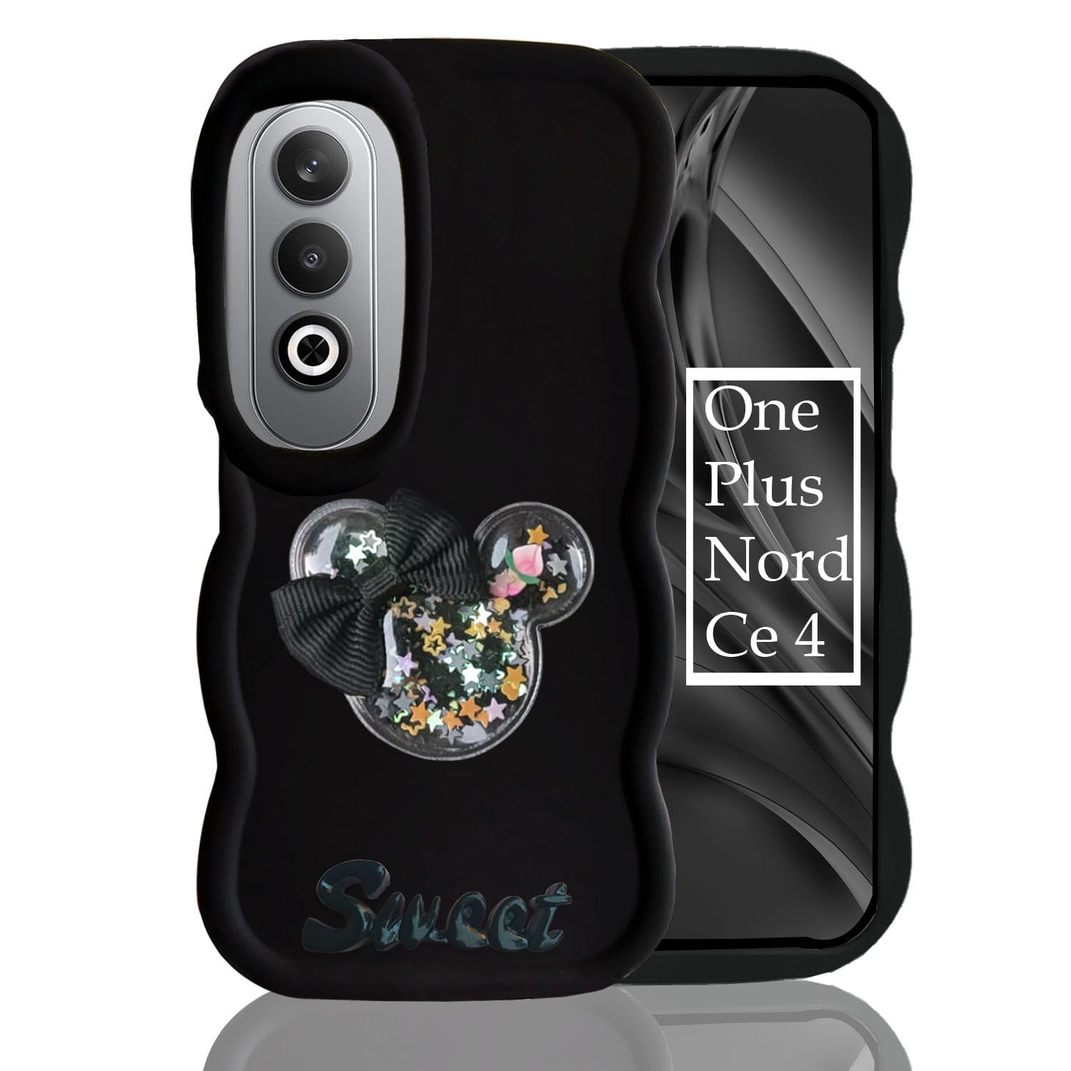 KC Back Cover for OnePlus Nord CE 4 5G - Big Wave Stylish Sweet