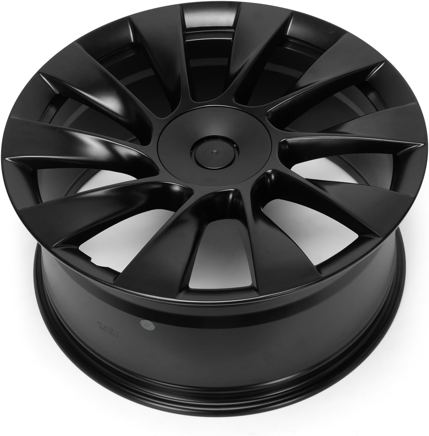 21'' x 9.5'' Wheel Rim Compatible with Model Y 2020 2021 2022 2023 (Only Fits for Front Wheel)- Direct Fit, Black,Aluminum Alloy Replacement Rim