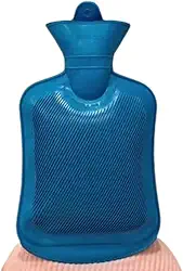 Bolsa Água Borracha Térmica Compressa 1,8 Litro Frio Quente Dor de Cabeça Cólica - Lene (Compressa Azul)