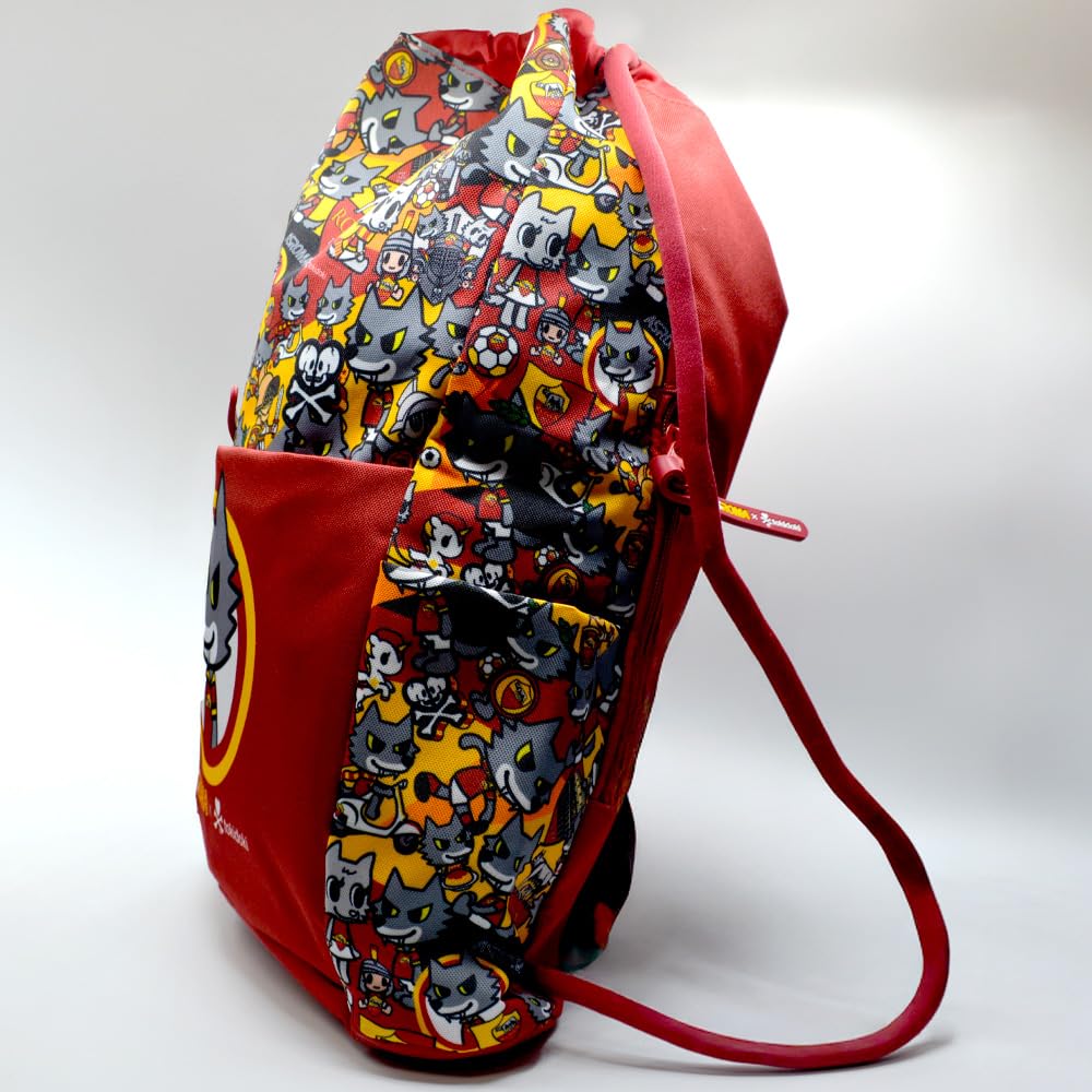 SACCA SCUOLA ASROMA - GYM SACK ASROMA MASCOTTE TOKIDOKI ROMOLO - ROMA
