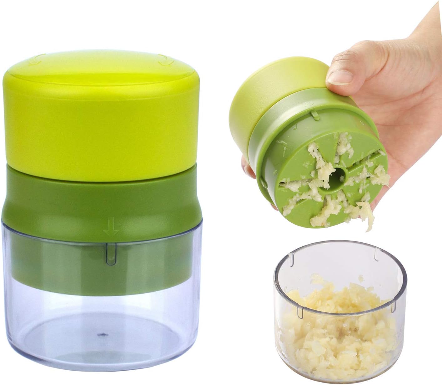 Garlic Press, Garlic Chopper Mincer, Nut Mincer, Walnut Mincer, Suitable for Garlic Walnut Nuts Peanut Storage Crusher Essential Tool for Picnics and Kitchen Tools Safe and Odorless Easy to Clean