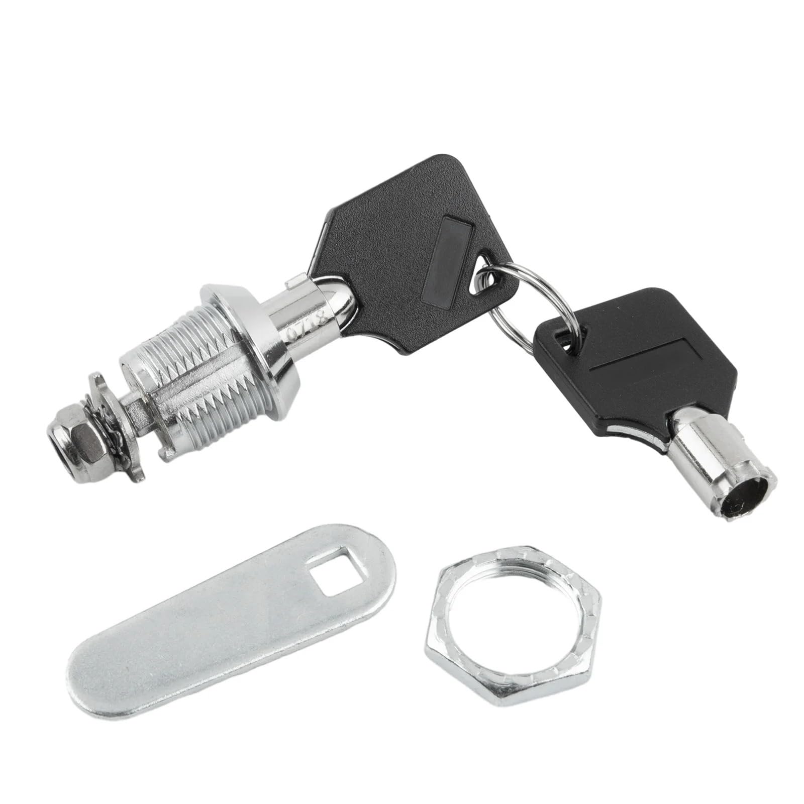 Serrure à cylindre pour porte, armoire, boîte aux lettres, tiroir, placard, boîte avec 2 clés 16/20/25/30 mm 1 pièce (16 mm)