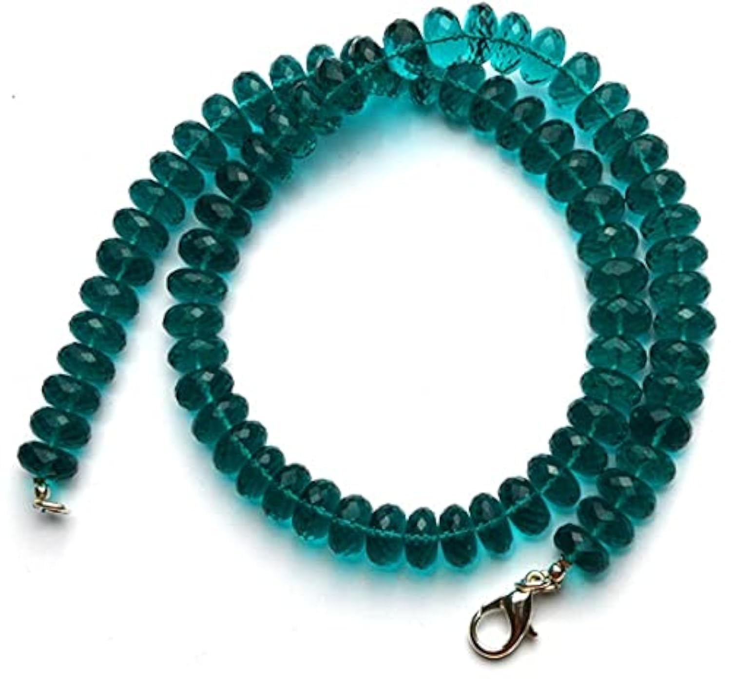 Perles apatite verte hydro quartz 10mm pour créer vos colliers d'été bohèmes