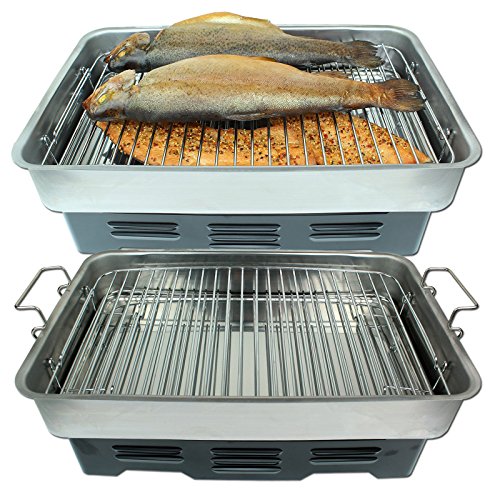 Tischräucherofen Angel-Berger Deluxe mit Zubehör