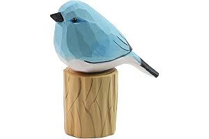 Hand-Crafted Carved Wooden Birds: A Touch of Nature for Your Abode