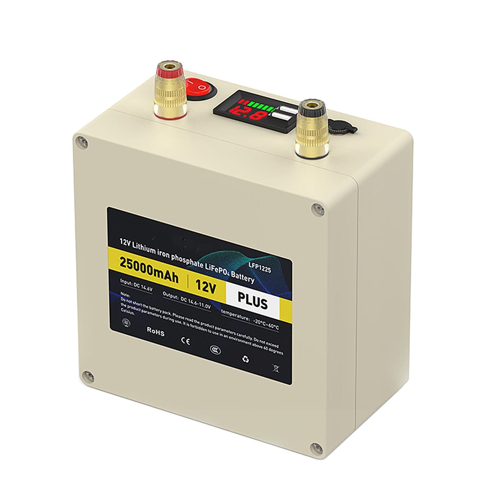 Amazon.co.jp: LiFePO4 12V 25AH/30AH/40AH/50AHリン酸鉄