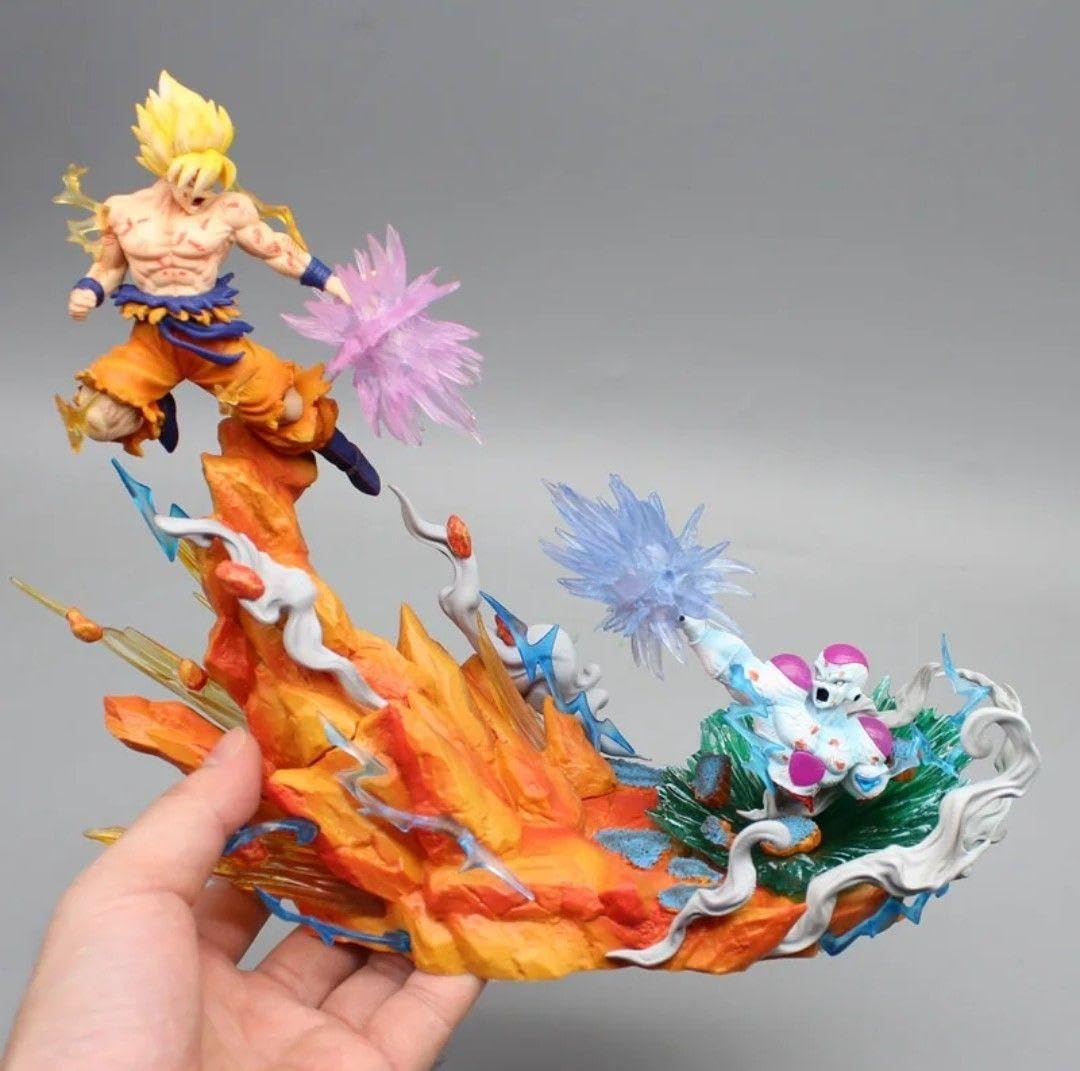 Amazon.co.jp: 高さ20cm ドラゴン BALL フリーザvs悟空 フィギュア 