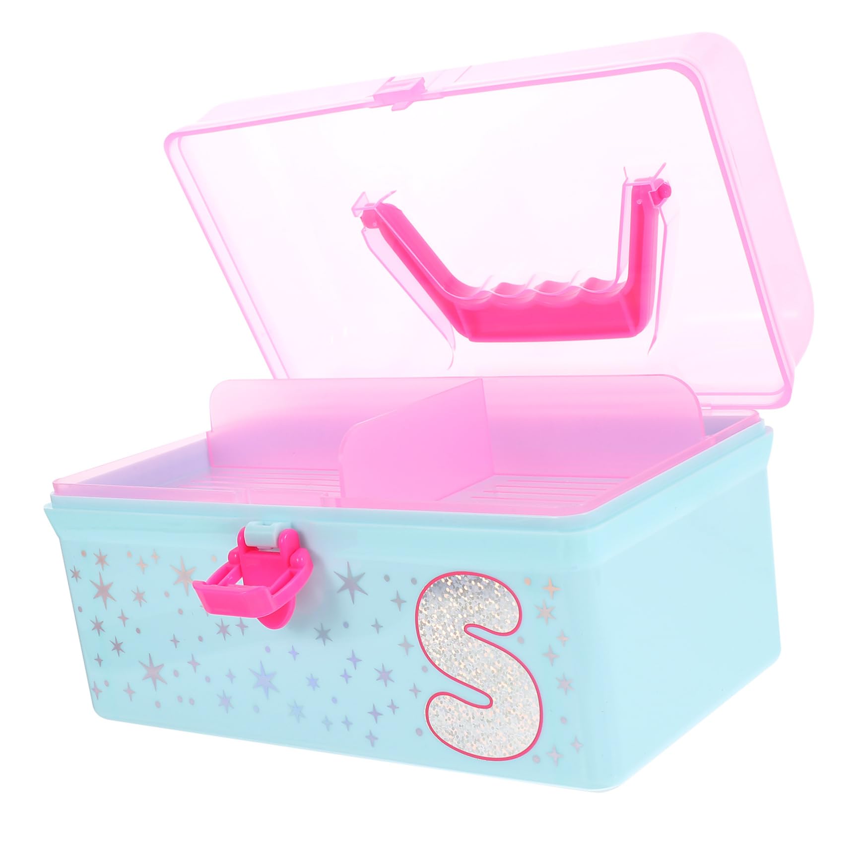 BIUDECO Children's Room Toy Storage Toys Organizer Handheld Lidded Box Cartoon Organizer Style