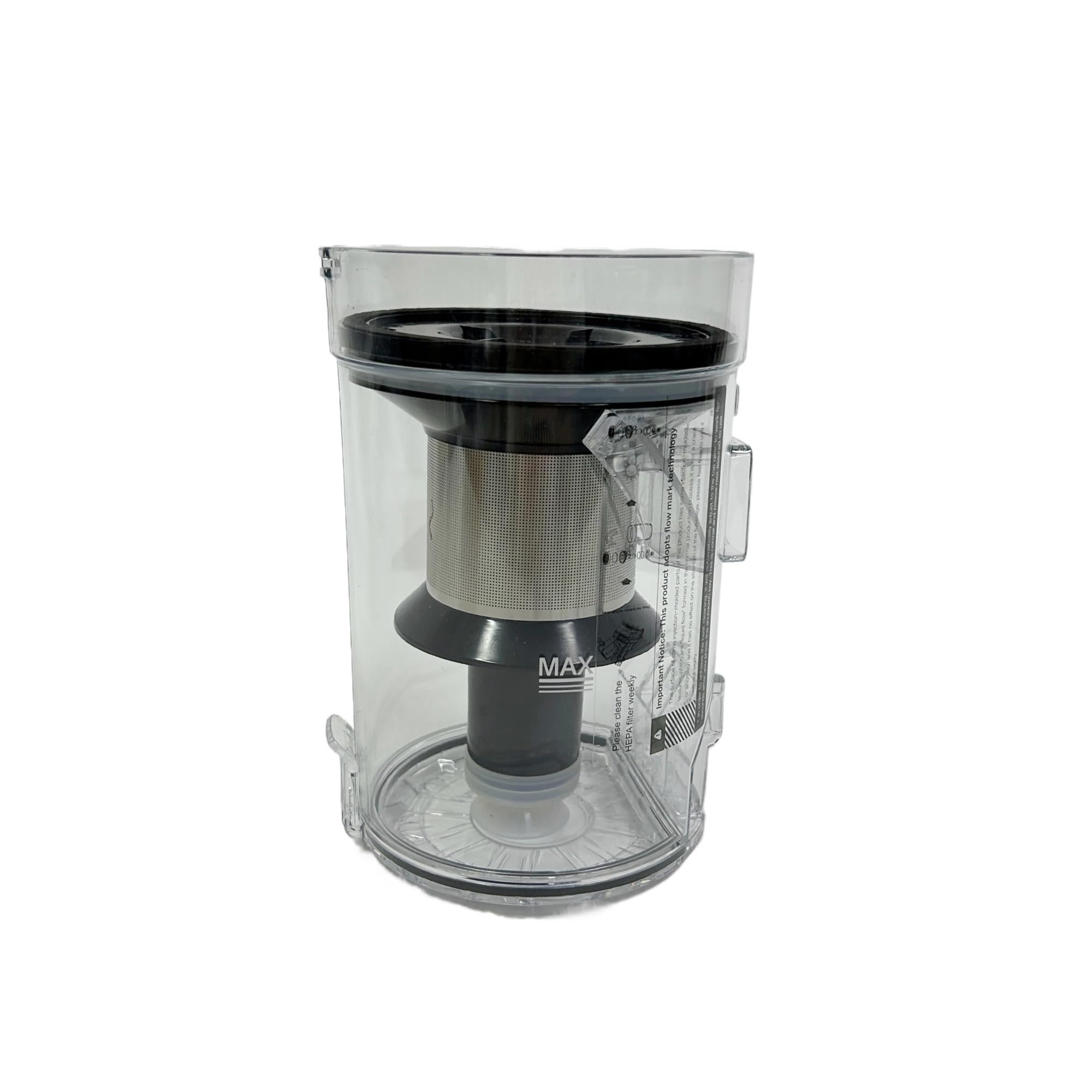 Kompatibel mit Proscenic, 0,65 l waschbarer Staubbecher