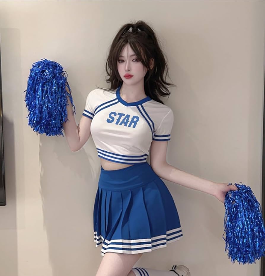 CHEER - チア服 Momo, Yukitun, Ikue and Sally participated in [Asia Koshien