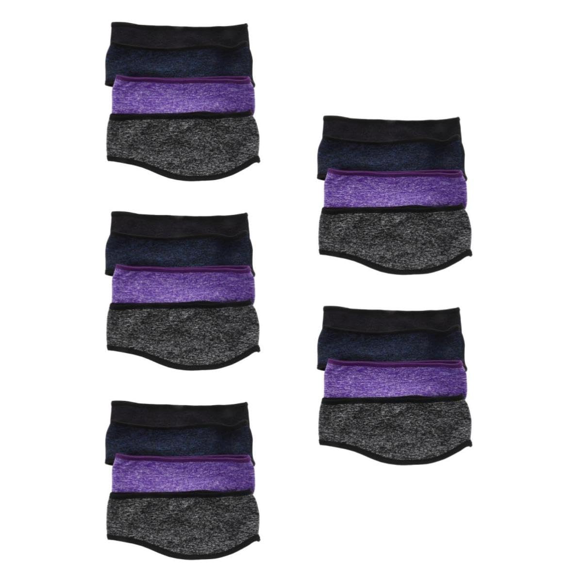 SEWACC 20 Pièces Bandeau de Sport Polaire pour Femmes, Léger et Respirant, Protection d'oreilles pour Course et Randonnée en Hiver, Bandeau Élastique Confortable en Polyester