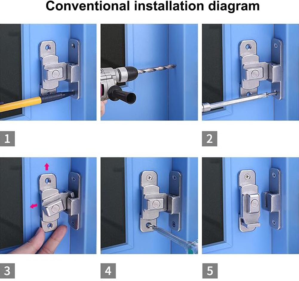 ロックラッチ、スライドボルト、ドアロックボルト、バーンドア90度フリップドアロック、直角曲げドアバックルボルト、ロックバックルボルト