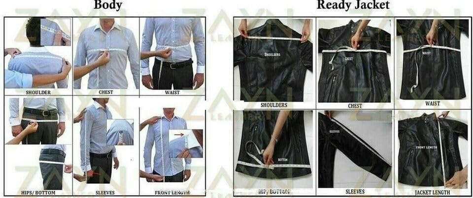 Genuine Lambskin Leather Jackets For Men - Motorcycle Biker Leather Jacket Men4