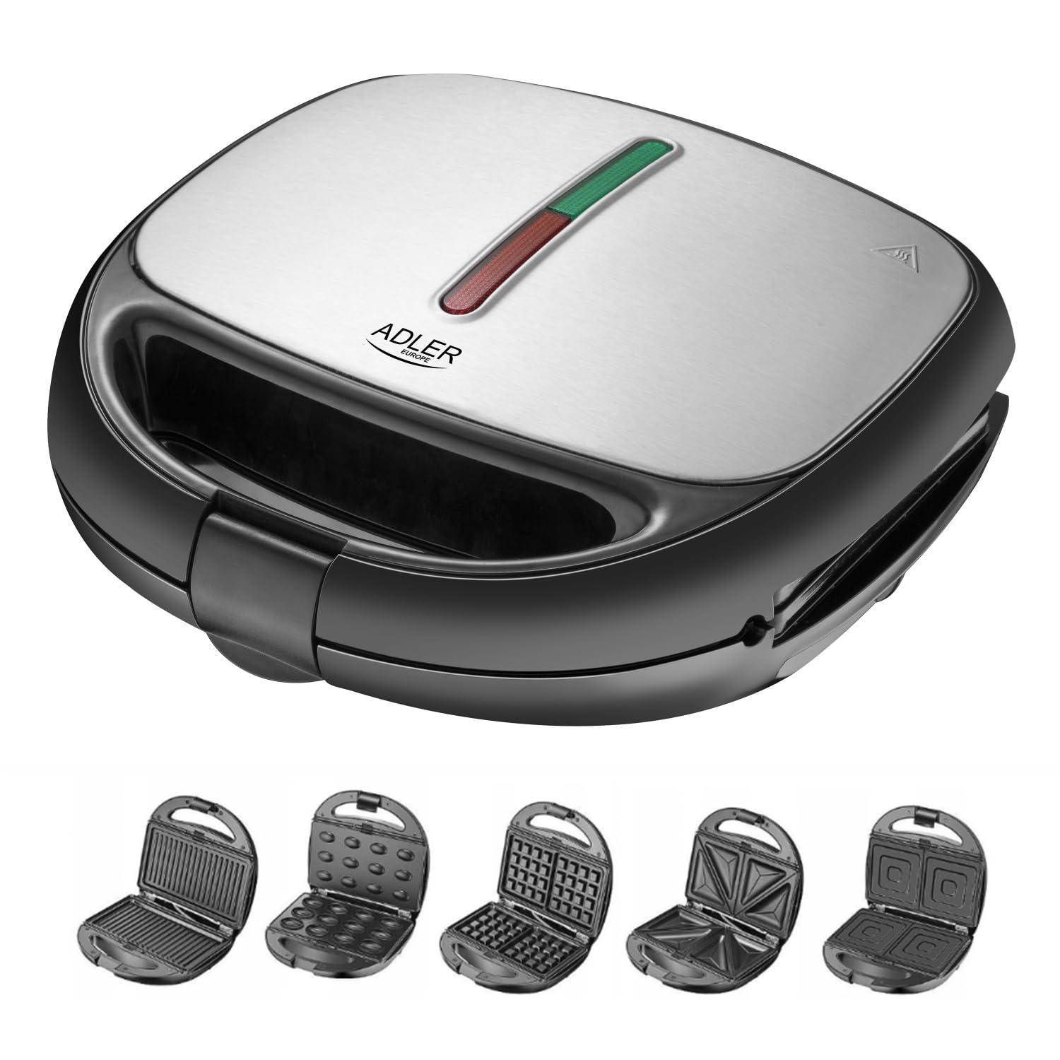 AdlerAD 3040 Multifunktions-Toaster 1200W mit 5 Funktionen