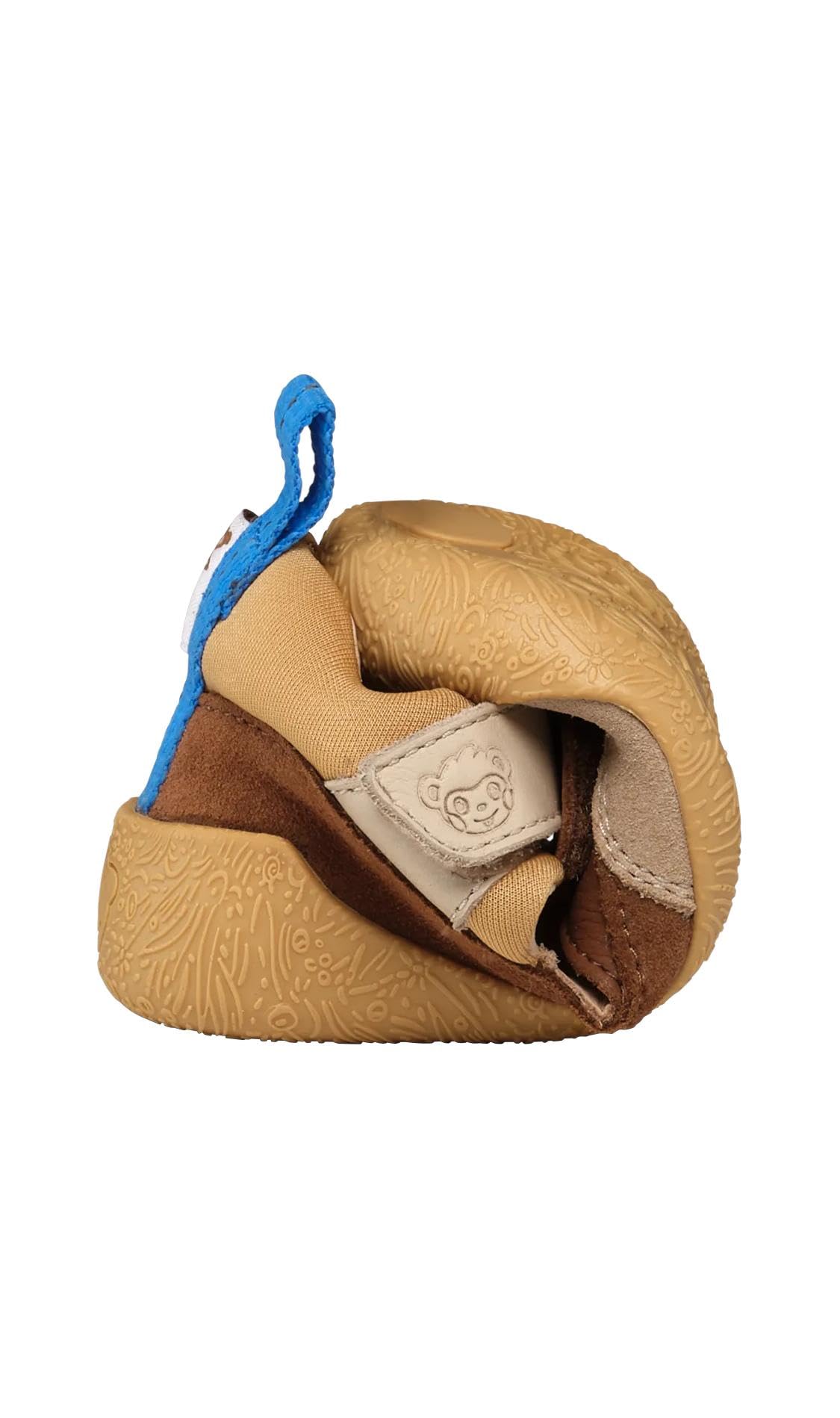 Affenzahn Sandale Premiers-Pas Cuir Freely Fermetures réglables, Flexible, Respirant, léger, Tailles 19-26