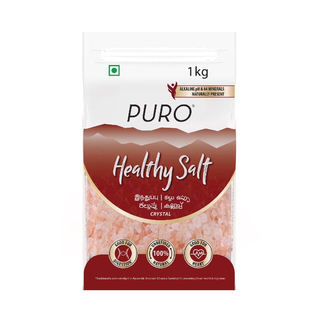 Puro Healthy Salt Crystal, 1kg (B07FCKJ3PP) Amazon Price History, Amazon Price Tracker