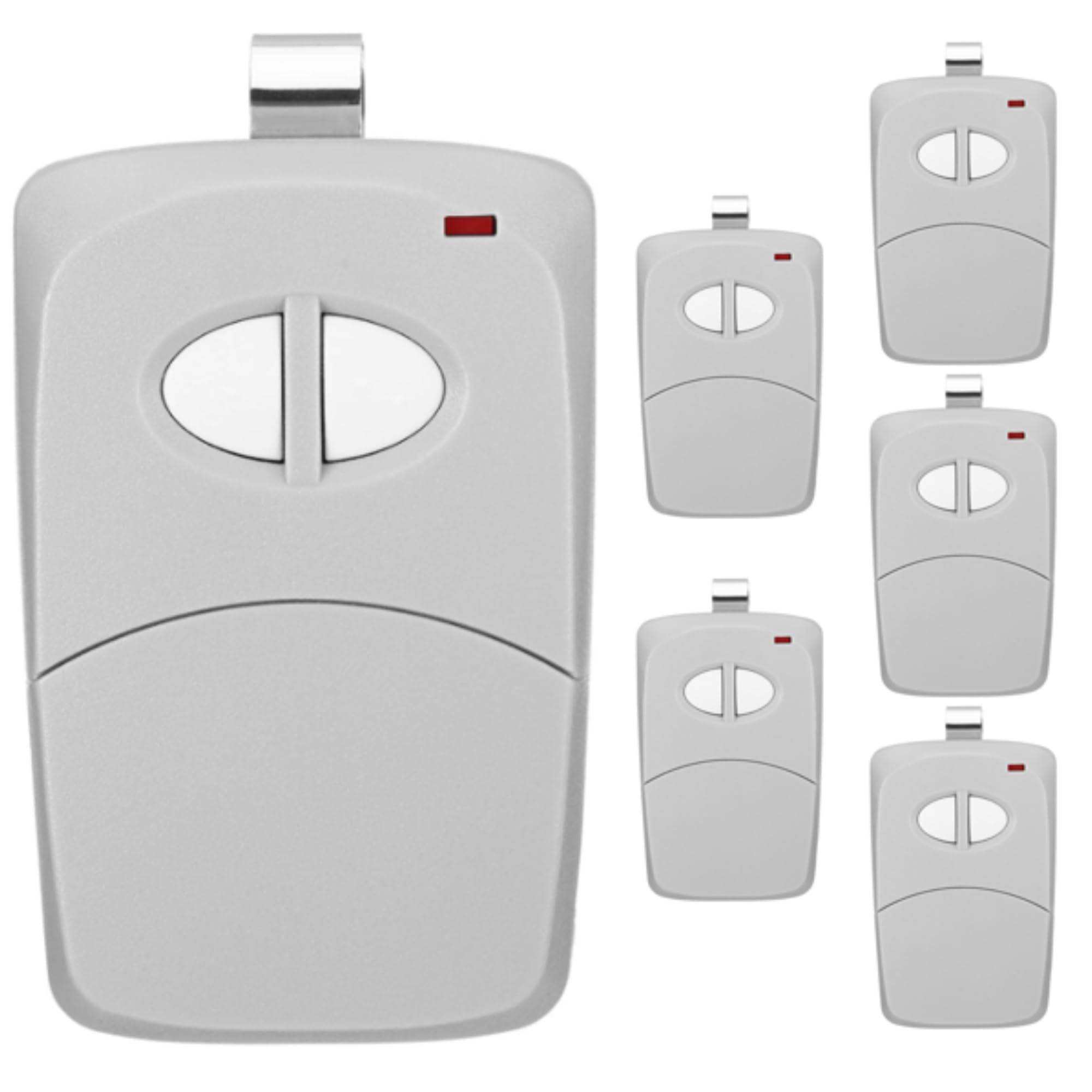 Kingdder 6 Pcs 2 Channel Gate Opener Compatible with Multicode Linear | Garage Door Remote Compatible with MCS412001, 10 Dip 300mhz, Remote Control
