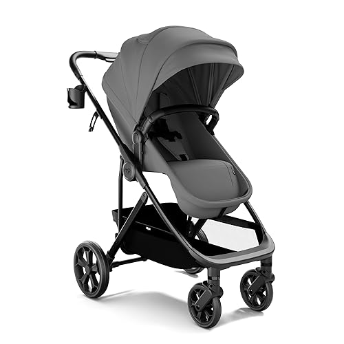 Mompush Wiz Pro 4-en-1 Cochecito de bebé con modo de capazo, cochecito premium de tamaño completo todo terreno desde recién nacido hasta niño que