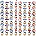 Graduation Decorations 2025 Red Blue, Graduation Cupcake Toppers 2025 Blue Red, Glitter Class of 2025 Cupcake Toppers Supplies, Class of 2025 Congrats Grad Cap Diploma Cupcake Picks - 40Pcs