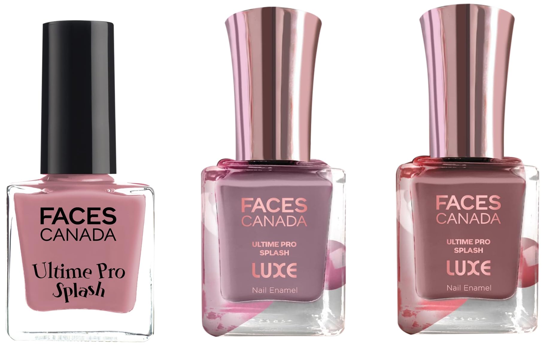 FACESCANADA Ultime Pro Splash Luxe Nail Enamel - Heliotrope (L13),FACESCANADA Ultime Pro Splash Luxe Nail Enamel - Rustic Love (L11,FACES CANADA Ultime Pro Splash Nail Enamel - Salmon Pink 126 (8ml-image-42