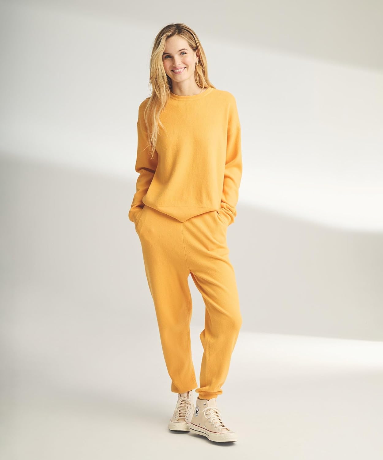 NAADAM womens Cafe Cotton Cashmere Sweatshirt - Image 2