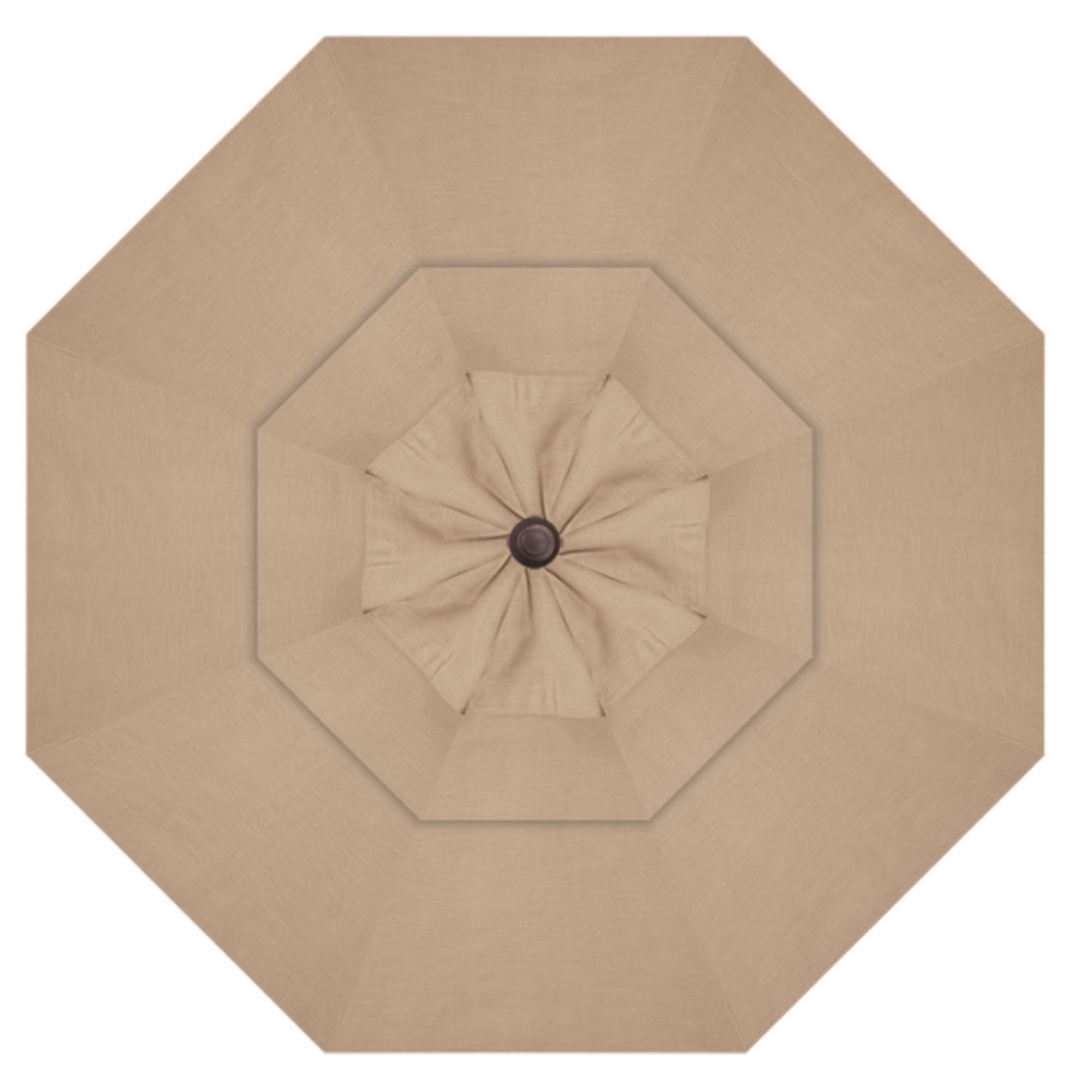 Treasure Garden 11' AKZP Heather Beige Octagon Cantilever Umbrella Replacement Canopy