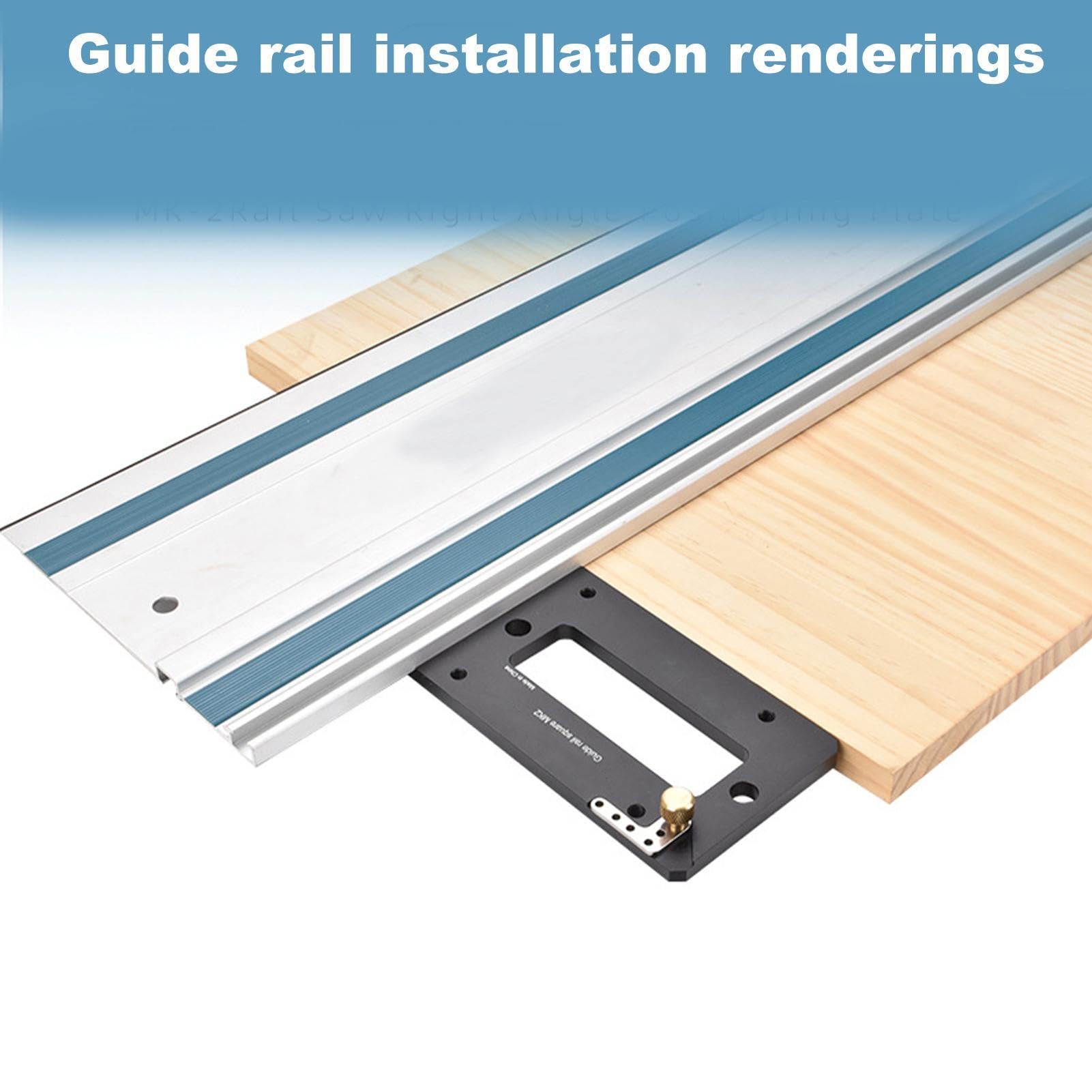 Track Saw Guide Rail, High Strength Saw Track, Stable Circular Jig for
