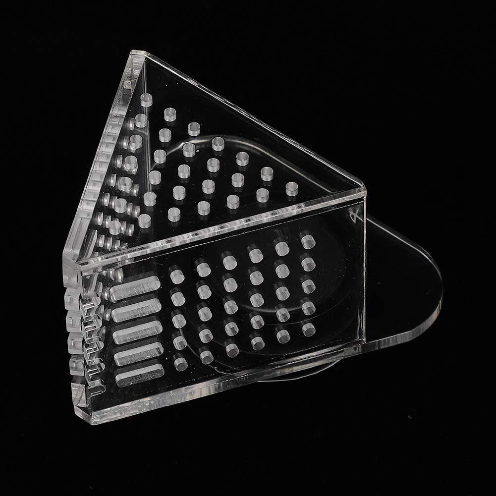 Gavigain Magnetic Acrylic Fish Feeder Red Feeding Cup for Freshwater Aquarium