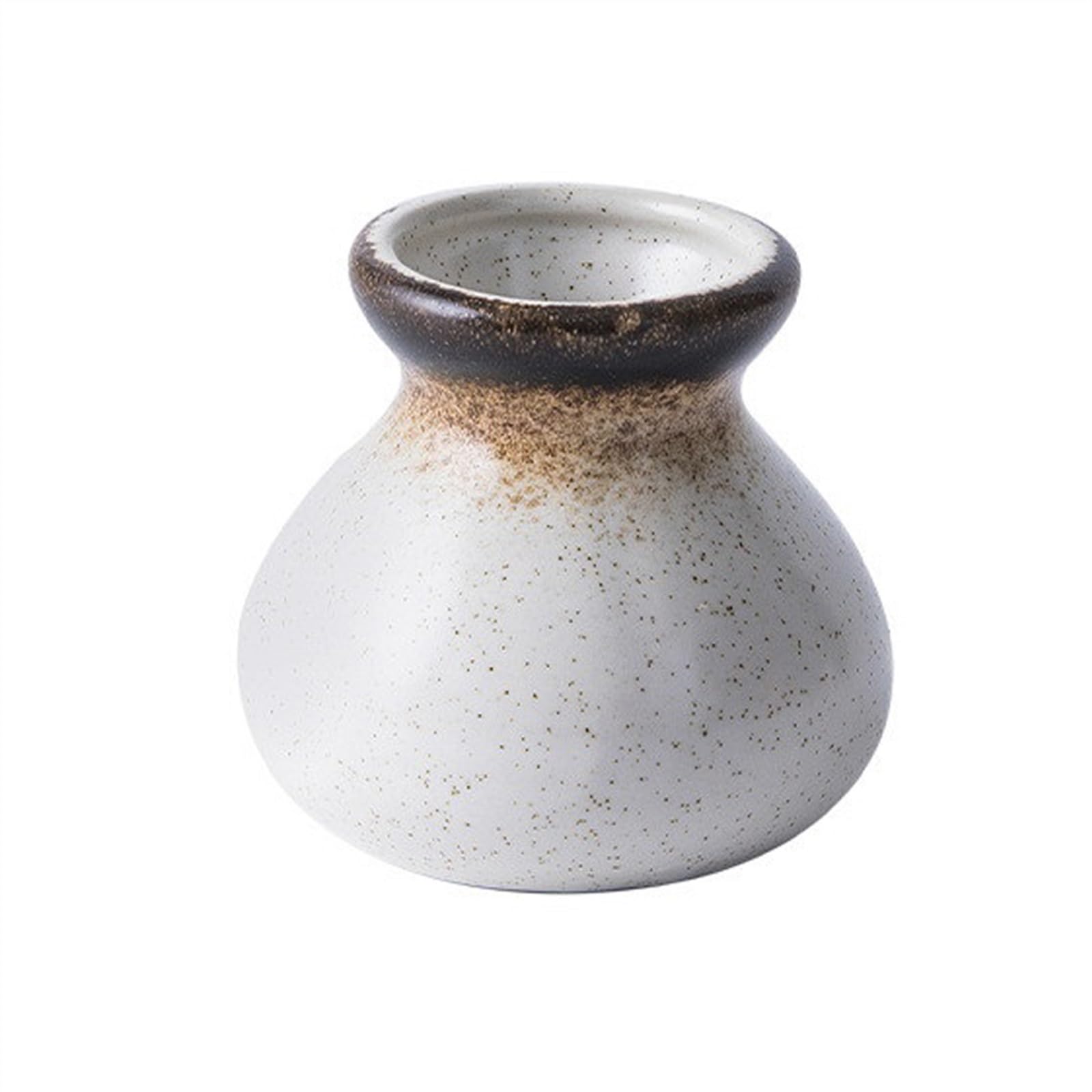 AYCDL toothpick holder Decorative Ceramic Toothpick Cotton Swab Holder Ceramic Fruit Pick Container Jar Box toothpick dispenser,White