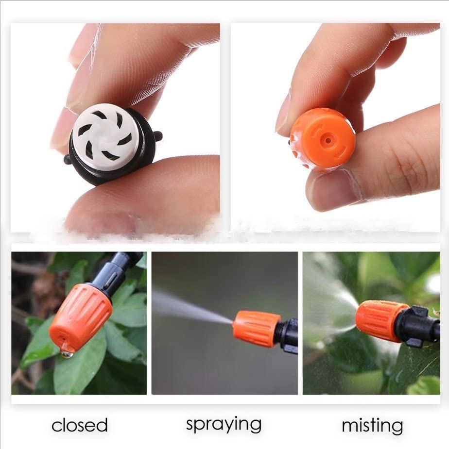 Miniatura 3 de Kit de riego por goteo de 240 pies, rociador de plantas ajustable, sistema de riego automático, sistema de riego Mefape para jardín, césped de