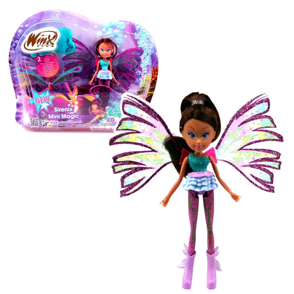Winx Club Layla | Sirenix Mini Magic Doll Fairy with Transformation | 12 cm