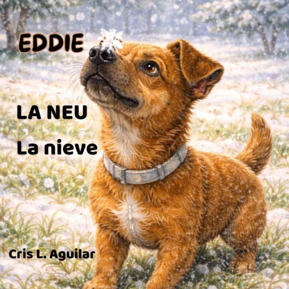 Eddie, la neu - la nieve: Bilingüe Català - Castellà per nens i nenes de 5 i 6 anys. Lletra de pal i lletra lligada (Eddie explora)