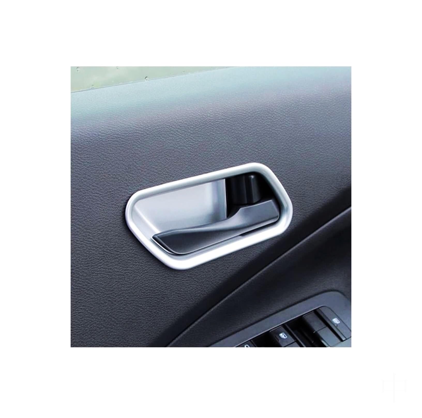 KVGAEANDNK Car Door Storage Box for Nissan for Note E13 2021-2022 Inner Door Bowl Cover(4pcs Silver)