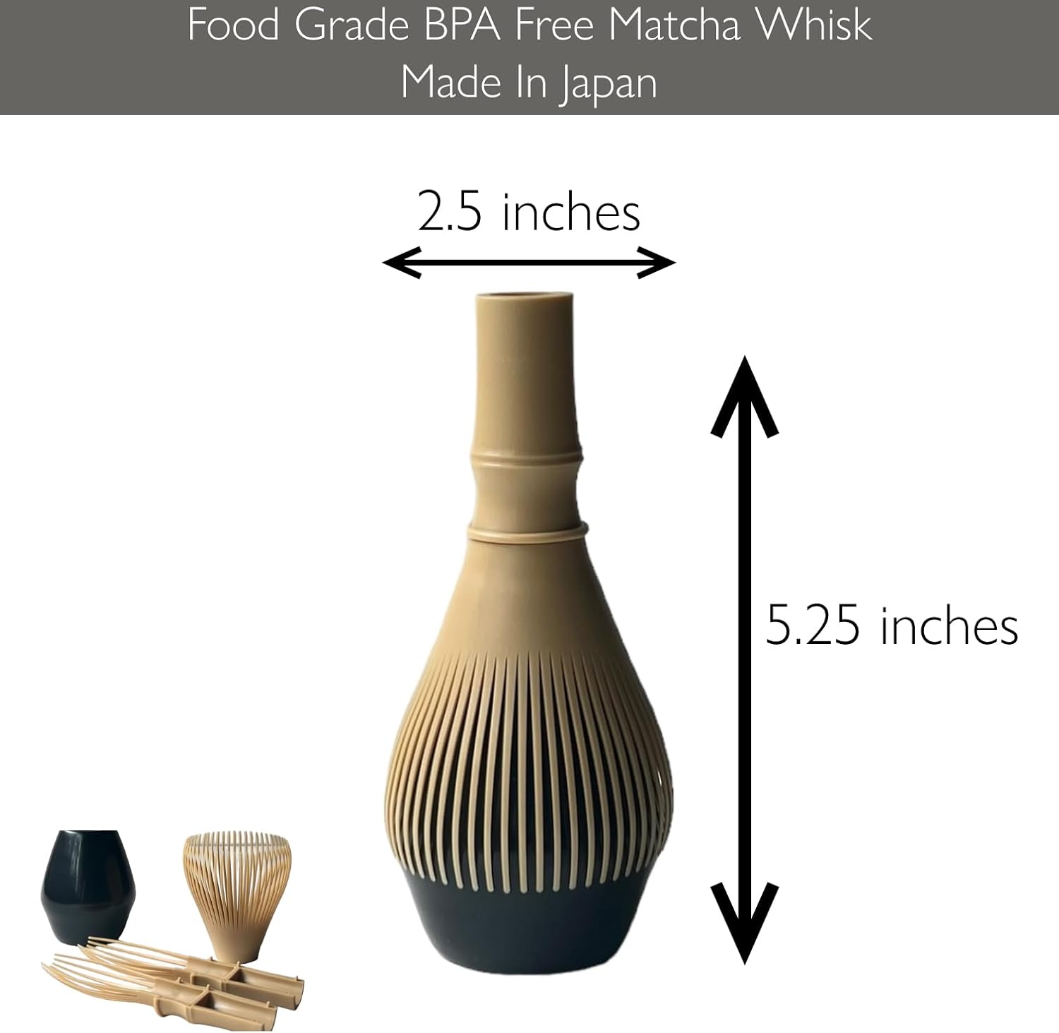 ARTEAO Matcha Travel Set - Camping Matcha Kit - Portable Matcha Maker - Uji Matcha - Travel Case - Matcha Bowl - Made in Japan