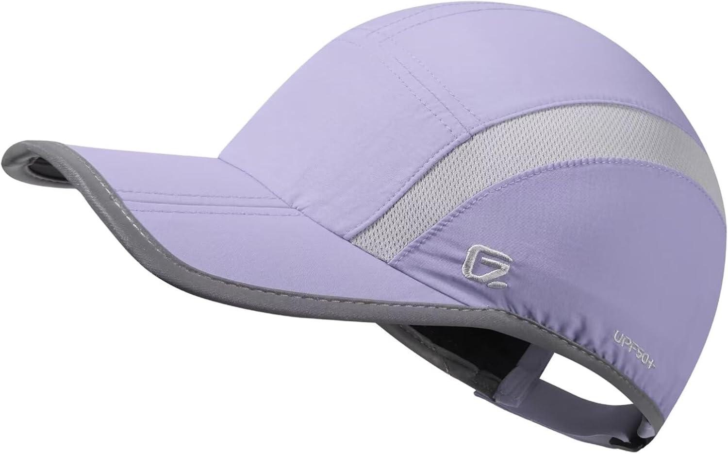 GADIEMKENSD UPF50+ Cappello da Esterno Pieghevole Design Riflettente Non Strutturato Berretto Sportivo Morbido e Traspirante per Sport all’Aria Aperta