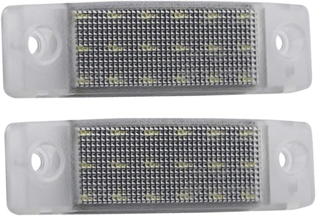 L-ed Number Plate Lamp Fit For Toyota 4Runner Sequoia Sienna Previa Land Cruiser Prado White License Plate Light Assembly