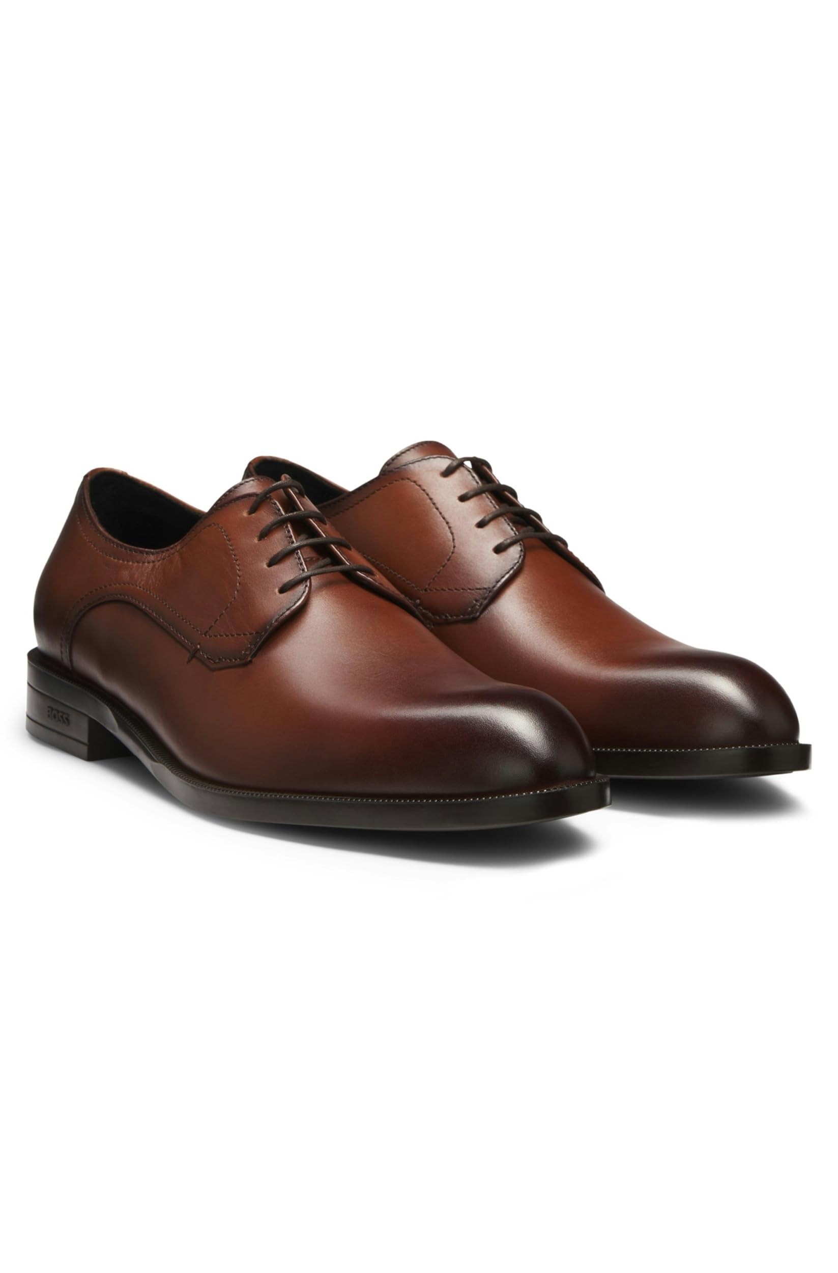 BOSS Mens Tayil_derb_bunl Derby, Medium Brown, 9 UK