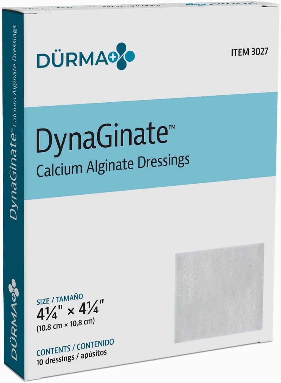Dynaginate Calcium Alginate Dressing, 10Count/4.25 x 4.25"