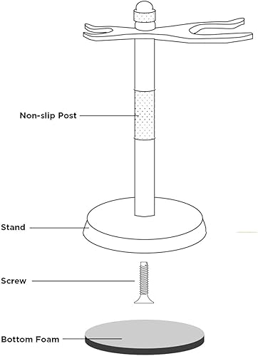 Miniatura 6 de Soporte de doble cara para maquinilla de afeitar y cepillo de afeitar de alta calidad