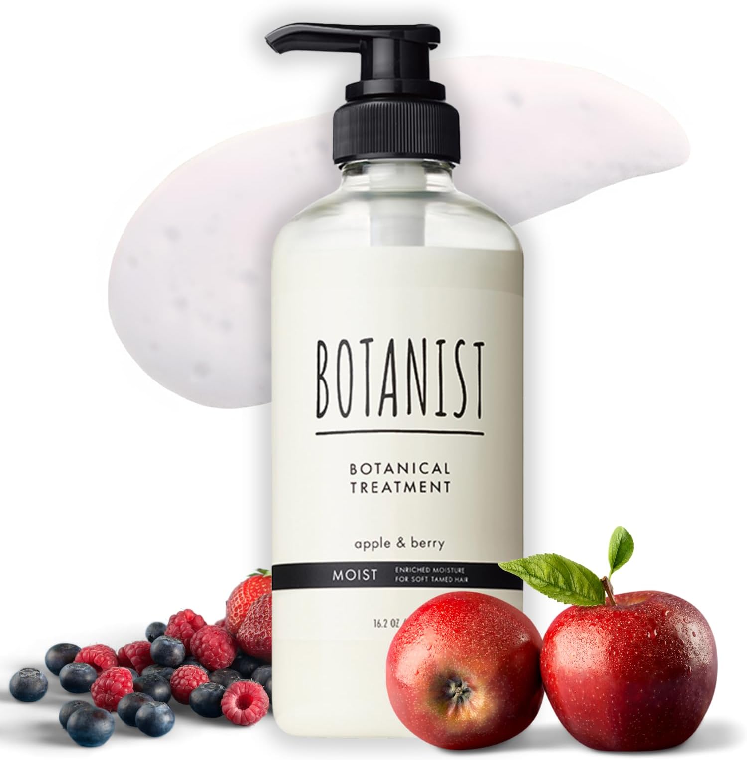 Hydrating Conditioner for Women Dry Hair, Daily Hair Conditioner for Dry Damaged Hair with Protein & Avocado Oil, Argan Oil CONDITIONER for Men Made in Japan, 16.2 Fl Oz Apple & Berry, MOIST