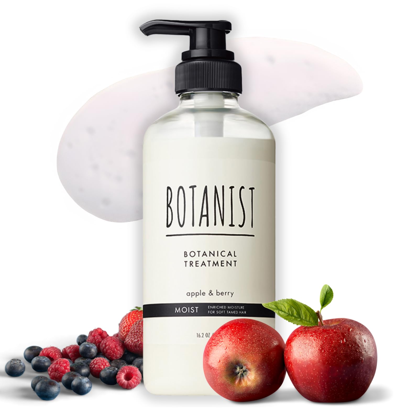 Natural Hair Treatment for Women & Men, Deep Conditioner for Dry Damaged Hair by Collagen, Ceramides & Plant Protein, Dry Hair Treatment & Dry Hair Conditioner in Japan 16.2Fl Oz PEONY& BERRY