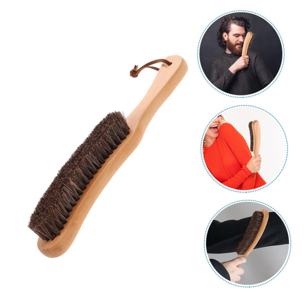 10 Cepillos De Crin De Caballo Con Mango, Cepillo Pequeño Para Polvo De Sombreros, Cepillo De Tela, Cepillo De Ropa Para El Hogar, Cepillo Para Zapatos, Cepillo Para Polvo De