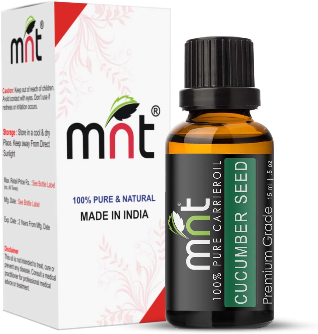 MNT Cucumber Seed Essential Oil 100% Pure Natural & Undiluted For Skin care & Hair (15ML)